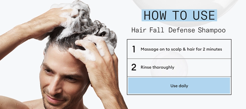 How to Use Shampoo Massage on to scalp and hair for 2 minutes then rinse thoroughly Use daily