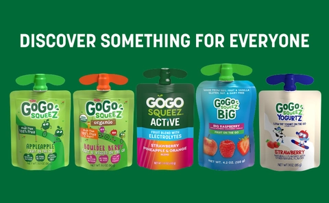 GoGo squeeZ Active Fruit Blend with Electrolytes, Cherry