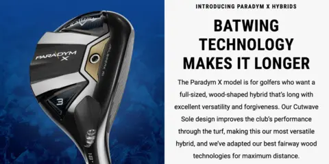 Callaway PARADYM X Hybrid | Golf Galaxy