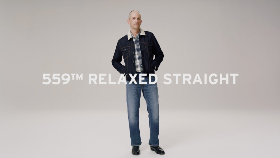 thumbnail video image 2 of Levi's Men's 559 Relaxed Straight Fit Jeans, 2 of 15