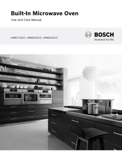HMB50152UC Bosch 500 Series, 30, Microwave, SS, Drop Down Door