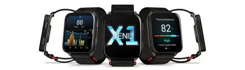 Garmin 010-02980-00 Venu® X1 Black with Slate Titanium Case Back Garmin 010-02980-00 Venu® X1 Black with Slate Titanium Case Back