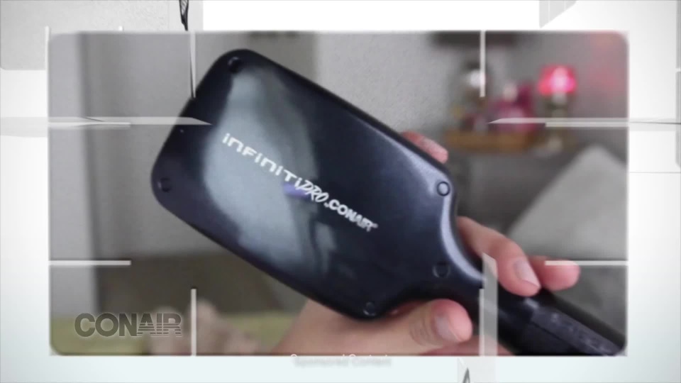 thumbnail video image 2 of Infiniti Pro by Conair Diamond-Infused Hot Paddle Brush, 2 of 11