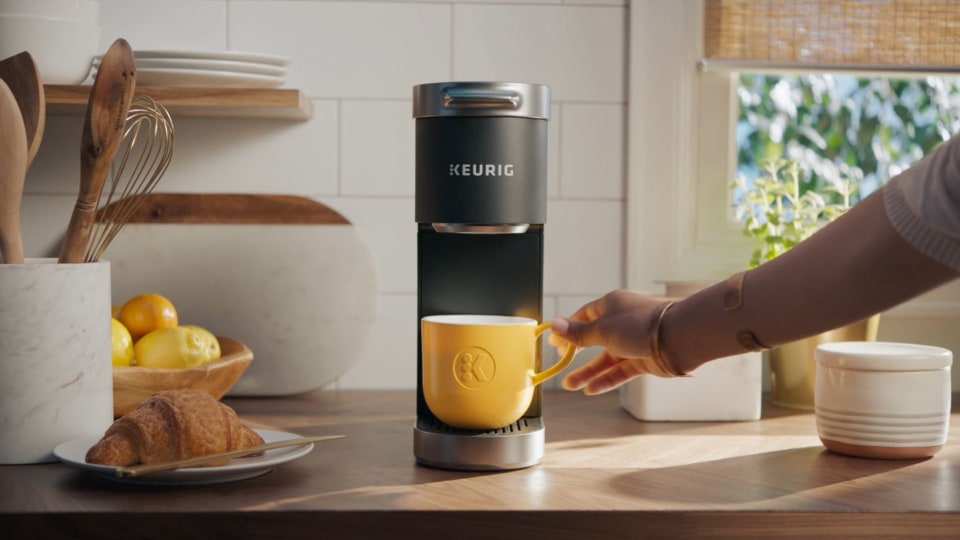 Keurig K-Mini Plus Single Serve K-Cup Pod Coffee Maker, Studio Gray