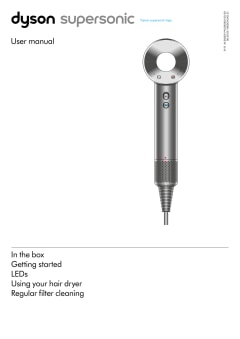 View Dyson Supersonic™ Hair Dryer User Manual PDF