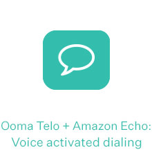 Ooma Telo + Amazon Echo: Voice activated dialing