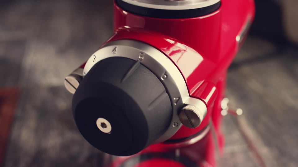 KitchenAid 5KCG0702 Moulin à café Rouge 185 W