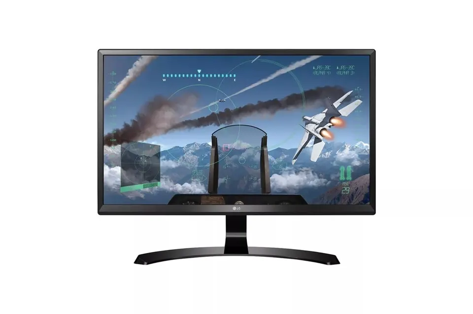 LG 24UD58-B 24インチ　4K UHD IPSモニター　中古おまけ付き Free Shipping! \LG 24\\ Ultra HD 4K IPS Gaming Monitor with AMD