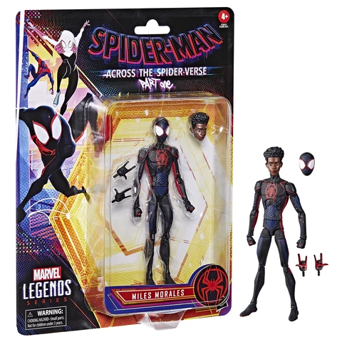 Marvel Legends Spider Man Miles Morales 6 inch Figure Spider Verse Toy with 3 Accessories Walmart