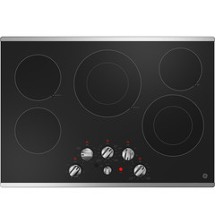 GE JEP5030STSS 30 Built-In Knob Control Electric Cooktop
