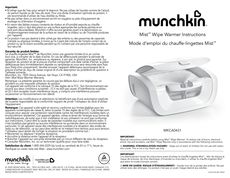 Munchkin Mist Wipe Warmer In White Bed Bath Beyond