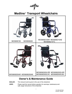 View Elite Transport Wheelchair Manual PDF