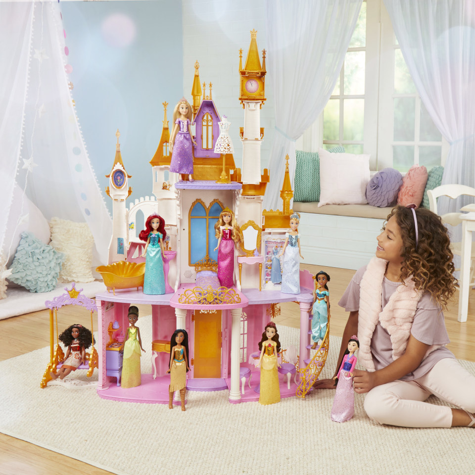 Disney Princess Ultimate Celebration Castle, 4ft Tall Doll House