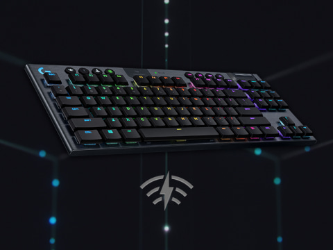 Clavier Logitech G915 TKL Lightspeed Gaming Tactile Carbone