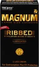 Trojan Magnum Ribbed Large Size Lubricated Condoms - 12 Count - pavilions Trojan Magnum Ribbed Large Size Lubricated Condoms - 12 Count - pavilions