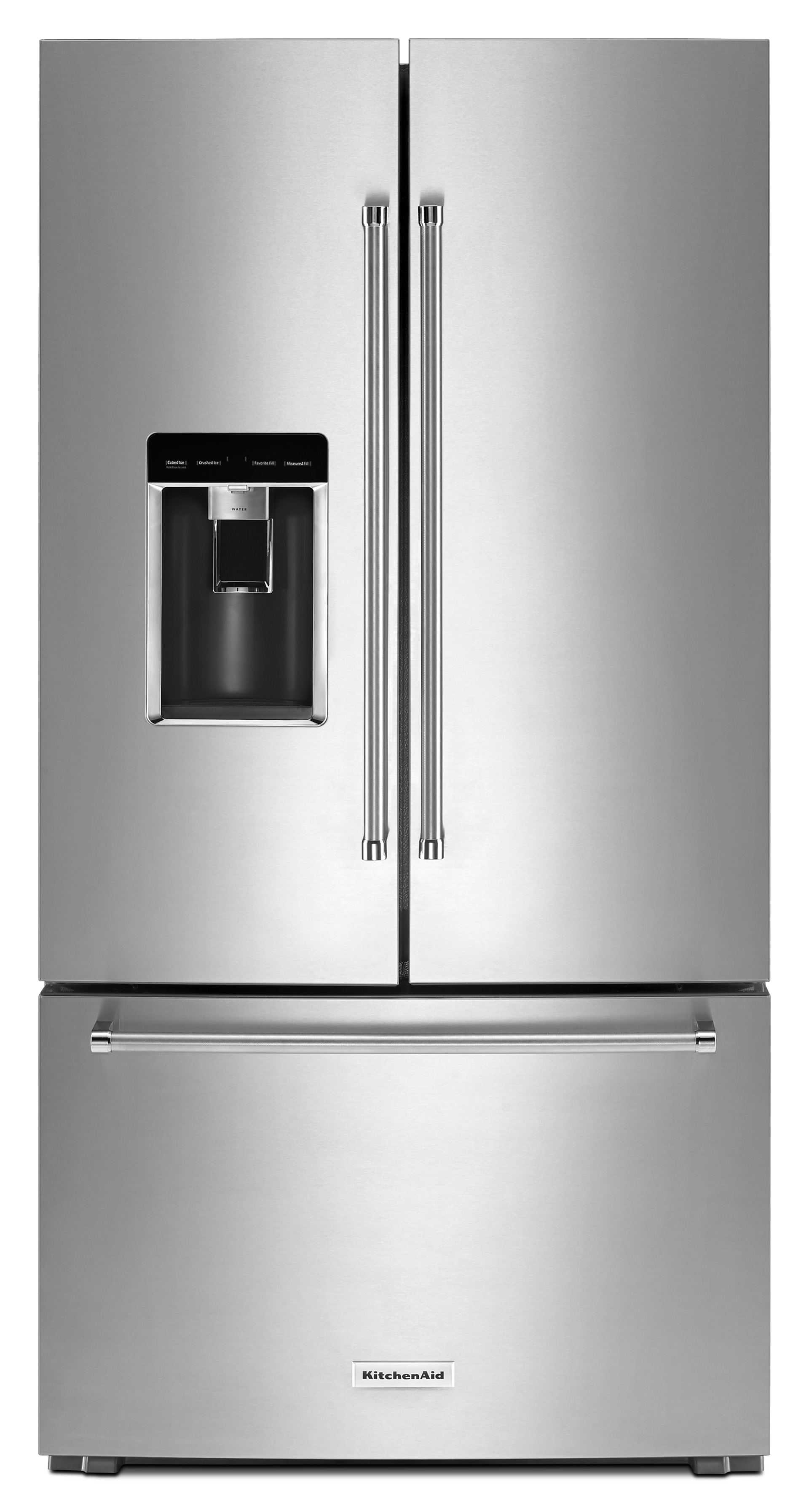 KitchenAid 24 Cu. Ft. French Door Refrigerator | Nebraska Furniture