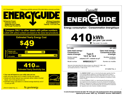 Whirlpool 12 98 Cu Ft Fingerprint Resistant Stainless Steel Counter Depth Bottom Freezer Refrigerator Wrb533czjz Big Sandy Superstore Oh Ky Wv