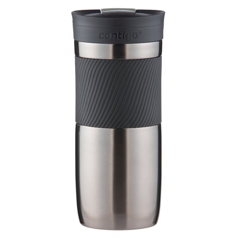  Contigo Byron Vacuum-Insulated Stainless Steel Travel Mug with  Leak-Proof Lid, Reusable Coffee Cup or Water Bottle, BPA-Free, Keeps Drinks  Hot or Cold for Hours, 16oz, Dark Ice Transparent : Home 