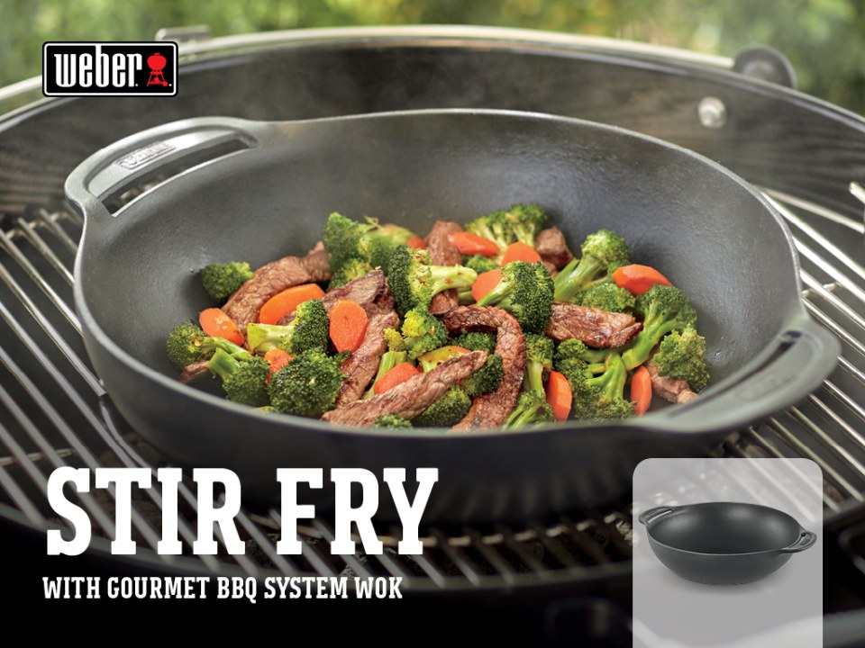 Weber gourmet shop bbq system wok