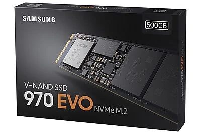 SAMSUNG 970 EVO M.2 2280 500GB PCIe Gen3. X4, NVMe 1.3 V