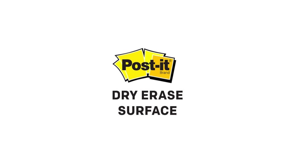 Post-it 3pk 7 x 11.3 Super Sticky Dry Erase Sheets