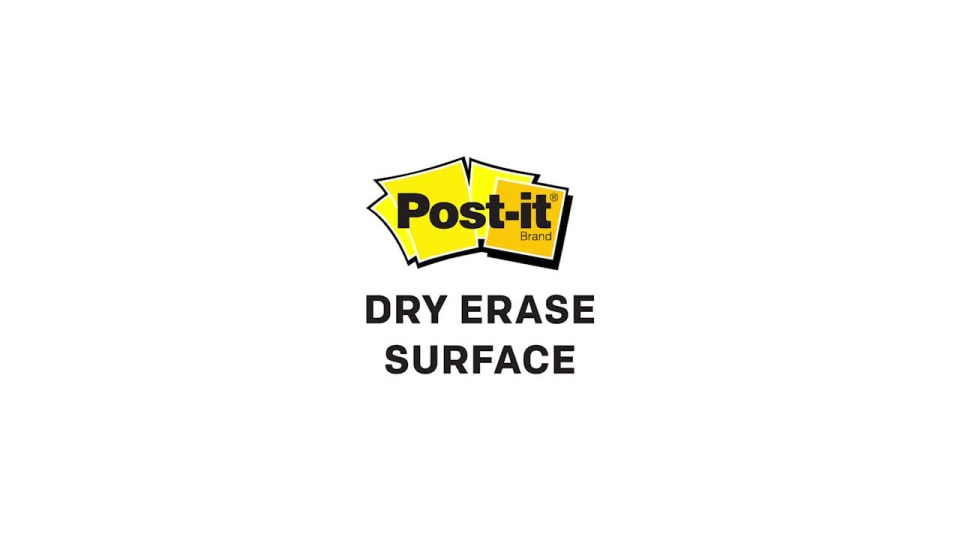 Postit Super Sticky Dry Erase Sheets, 7 in x 11.3 in, 3 Sheets Total