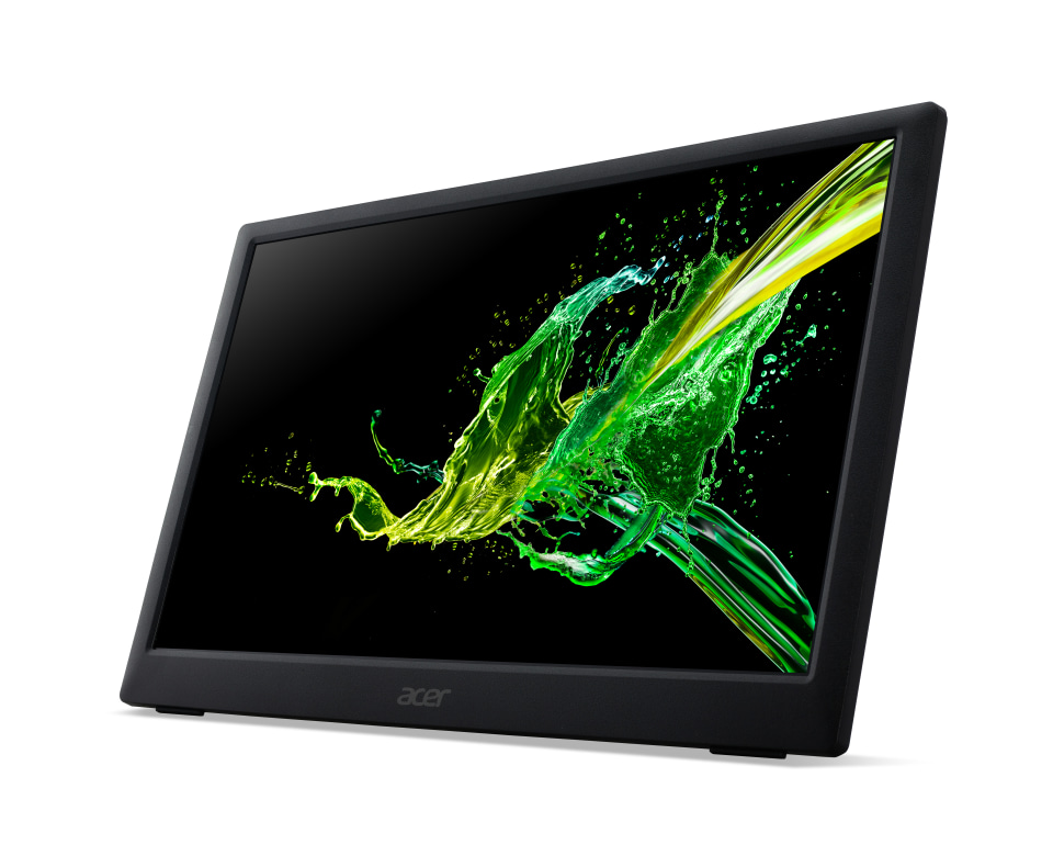 新着 Acer 15.6型モバイルモニター 重さ0.97kg 薄さ2cm PM161Qbu IPS 非光沢1920x1080 16:9 220cd  7ms USB Type-C