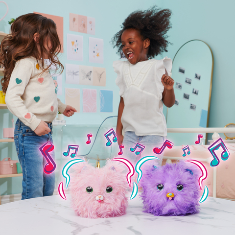 What the Fluff, Pupper-Fluff, Surprise Reveal Interactive Toy Pet with over  100 Sounds and Reactions, Kids Toys for Girls Ages 5 and up