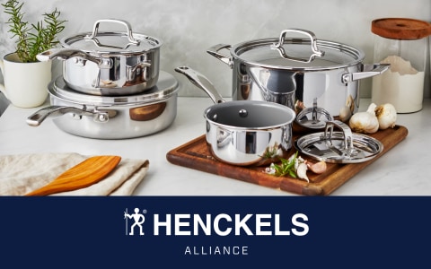 Henckels Clad Alliance 10-pc Stainless Steel Cookware Set 