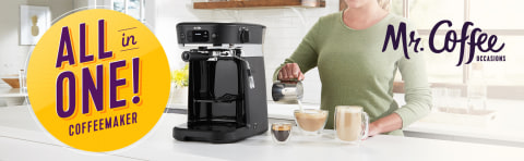 Mr. Coffee All-in- One Occasions Specialty Pods Coffee Maker, 10-Cup  Thermal Car
