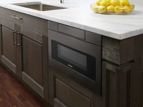 Sharp SMD2470AH Black Stainless Steel Microwave Drawer