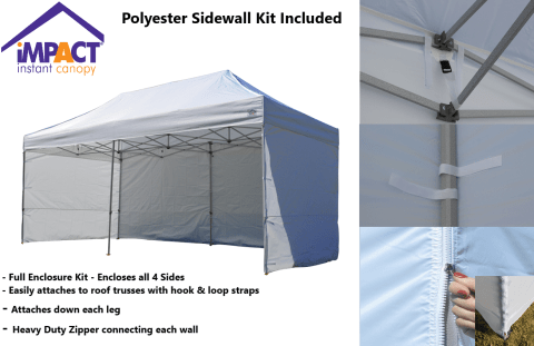 Polyester Sidewall Kit Includes