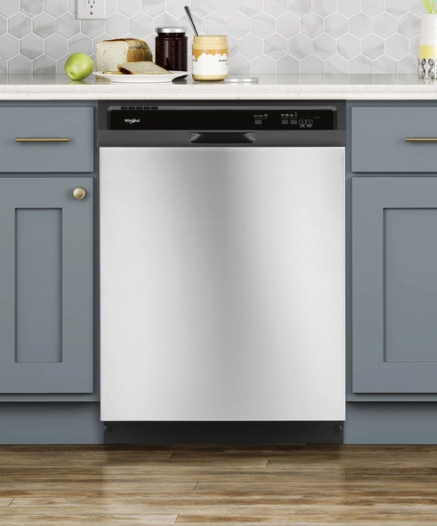Whirlpool 24 Built In Dishwasher Stainless Steel A A Appliance Solutions Kitchen Appliances in Sacramento CA