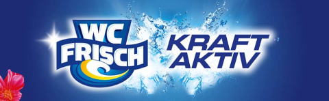 WC Frisch Blau Kraft-Aktiv Duftspüler - Waschen Haushalt 