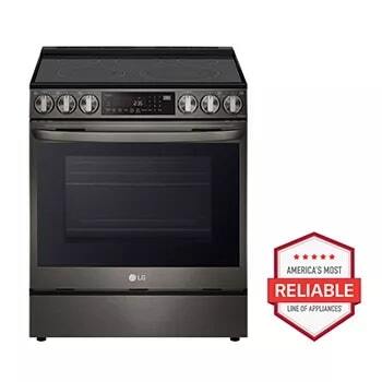 LG 6.3-Cu. ft Smart Probake Convection Instaview GAS Slide-in Range with Air Fry, Stainless Steel