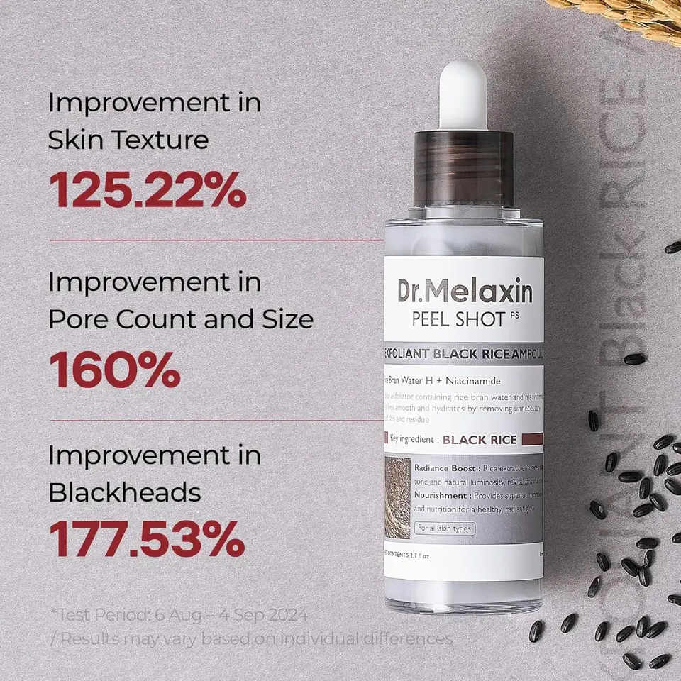 Peel Shot Exfoliating Black Rice Ampoule