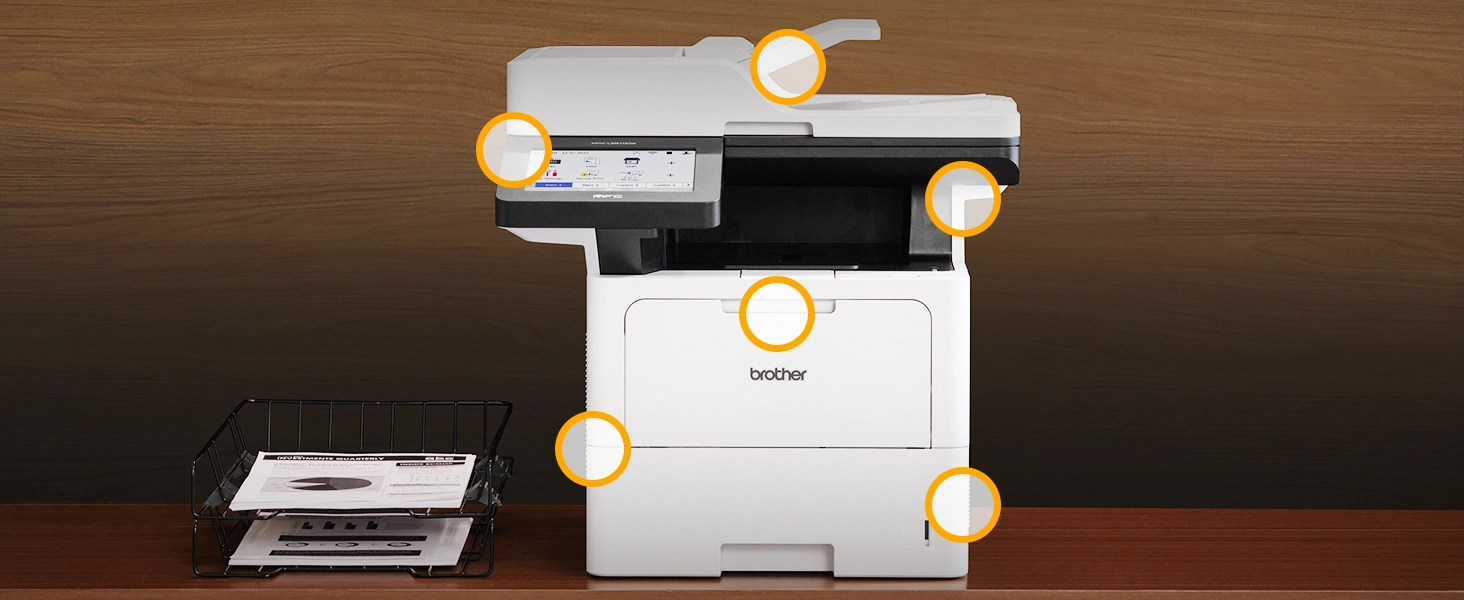 MFC-L6810DW Enterprise Monochrome Laser All-in-One Printer | Brother