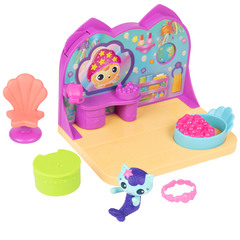 Gabby’s Dollhouse, Gabby Cat Friend Ship Cruise Ship Toy Vehicle Playset,  for Kids age 3 and up