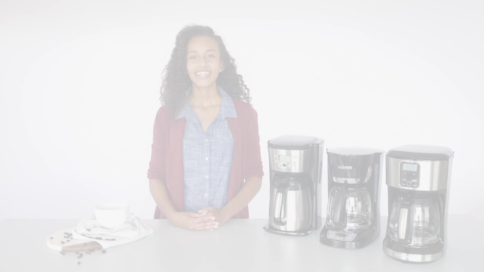 BLACK+DECKER 12Cup* QuickTouch Programmable Coffeemaker, Black