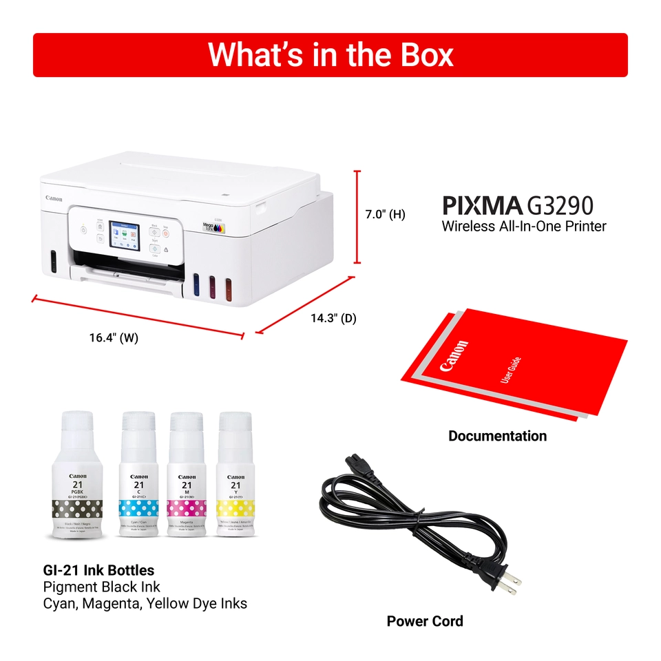 CANON G1310 ✨ECOTANK✨ MegaTank Printers - PIXMA G Series - Canon Central and North