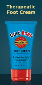 Gold Bond Therapeutic Foot Cream 4 Oz Triple Action Walmart Com Walmart Com