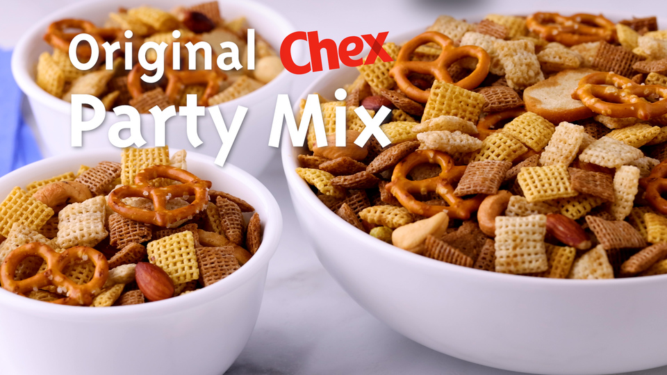 Chex Cereal Party Mix Variety Pack, Corn, Rice and Wheat Chex, 36.5 oz