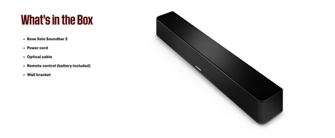 Bose Solo Series II Soundbar - Sam's Club