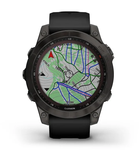 Garmin fenix 7 Sapphire Solar 47mm Rugged GPS Smartwatch with