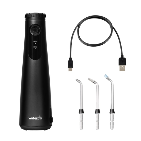 Water Flosser & Tip Accessories - WP-26 Black Cordless Plus 5000 Water Flosser