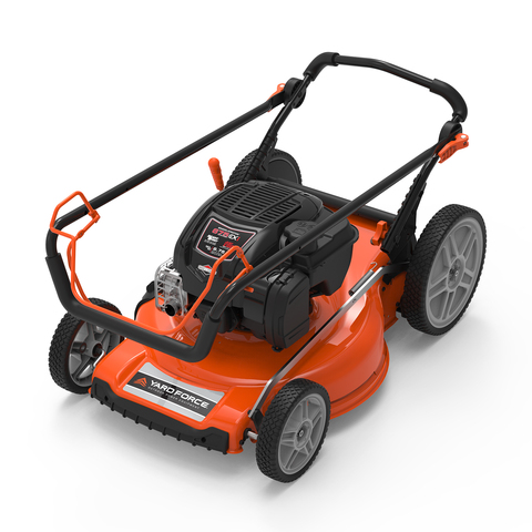 Yard Force 21 Self-Propelled RWD Walk Behind Mower with Vertical Storage  Technology