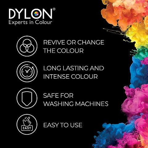 Dylon Intense Black All-in-1 Fabric Dye - ASDA Groceries
