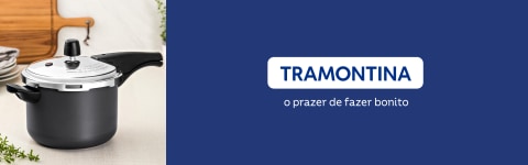 Panela de Pressão Tramontina Valência Black em Alumínio com