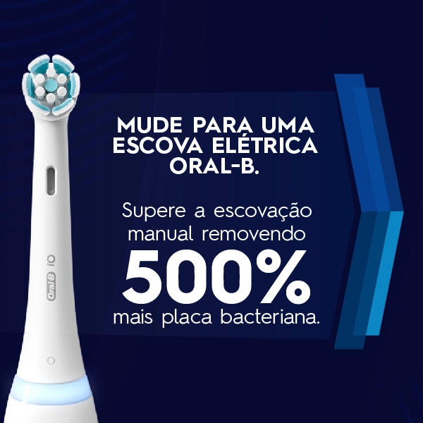 Escova Elétrica Oral B iO Series 4 Branca 100-240V Sensor de
