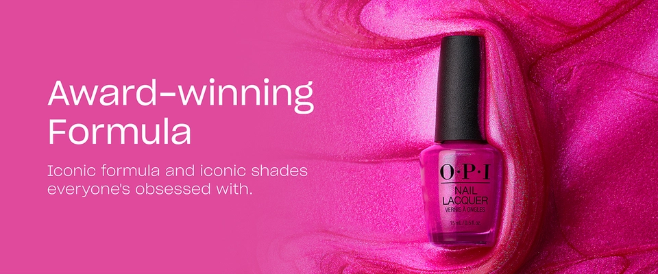 OPI Nail Lacquer award winning formula